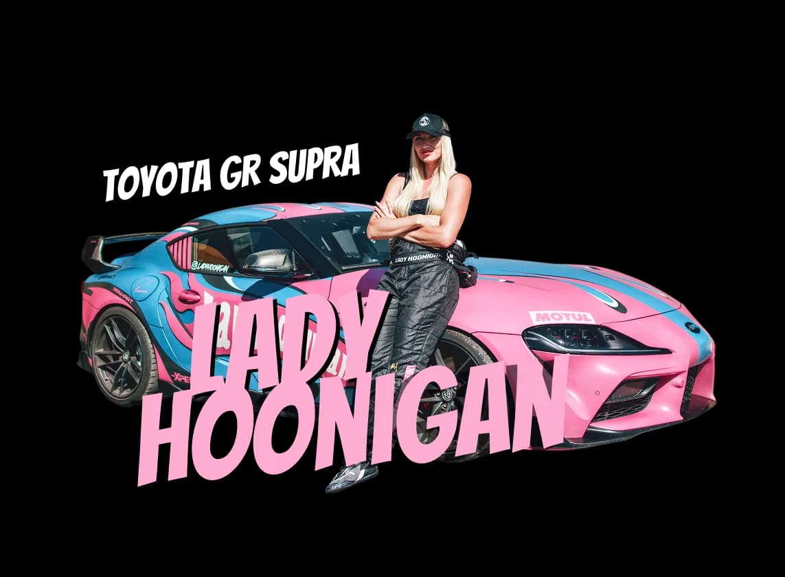 Lady Hoonigan a její Toyota GR Supra